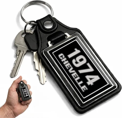 Vista 16 de Brotherhood Llavero de coche para Chevelle - Llavero de modelos clásicos para hombres y mujeres, llavero de regalo