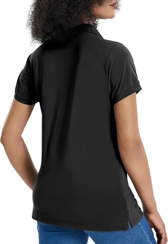 Vista 3 de MIER Women's Golf Polo Shirts Short Sleeve Dry Fit Athletic Shirts, Moisture Wicking