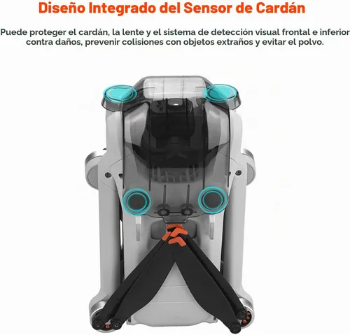 Vista 3 de Cubierta protectora de cardán para DJI Mini 3 Pro cubierta de lente a prueba de polvo compatible con DJI Mini 3 Pro RC Drone Accesorios pieza