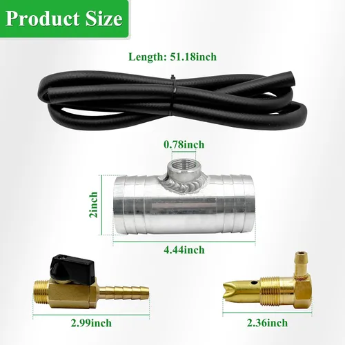 Vista 2 de 11029 Kit de instalación diésel de 2 pulgadas, compatible con camiones Chevy/GMC (1999-2010)