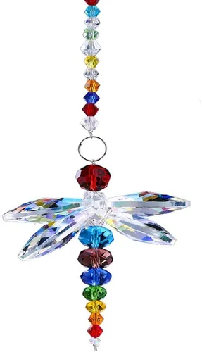 Vista 11 de H&D - Atrapasueños con cristales de 30mm para regalo
