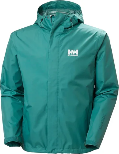 Vista 28 de Helly-Hansen Seven J - Chaqueta impermeable resistente al viento transpirable para hombre Sorbete de naranja 320
