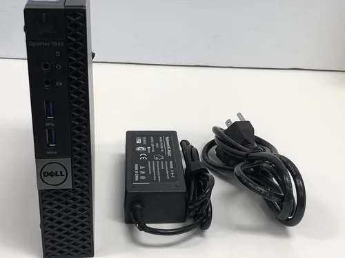 Vista 2 de DELL OPTIPLEX 7040 - Computadora de escritorio micro empresarial de 6ª generación, Intel Core i5 6400T hasta 2.8 GHz, DDR4 de 16G, SSD de 256 GB