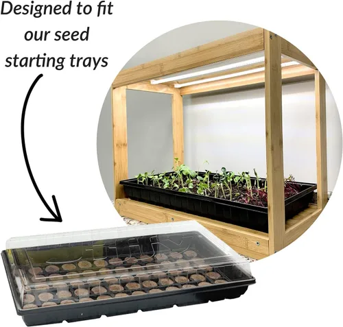 Vista 9 de Ferry-Morse - Moderna casa de cultivo LED de bambú para interiores