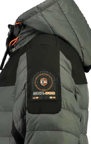 Vista 5 de Geographical Norway Baleine - Chaqueta ligera de manga larga resistente al agua con capucha para hombre