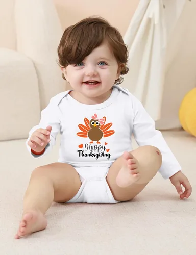 Vista 48 de BFUSTYLE Mameluco de manga larga para bebés niños y niñas, traje divertido para bebés de 0 a 18 meses
