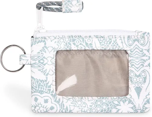 Vista 57 de KAVU Stirling Cartera delgada de lona de algodón con cremallera de doble cara