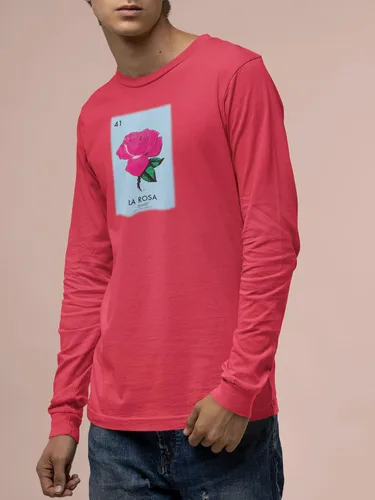Vista 6 de Pop Threads La Estrella Star Loteria Card Mexican Bingo - Camiseta para niños y niñas Camiseta de manga larga Negro