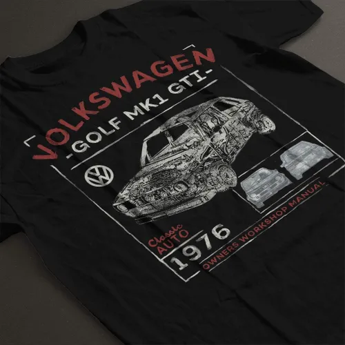 Vista 4 de Volkswagen Golf MK1 GTI Owners Workshop Manual Camiseta para hombre