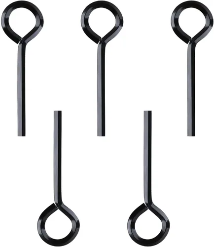 Vista 9 de Abeillo Paquete de 5 llaves Allen de 1/8 pulgadas, llave hexagonal para puerta de barra de empuje, llave hexagonal estándar con bucle completo