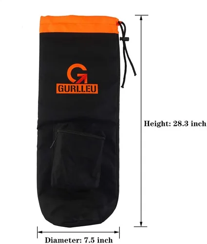 Vista 2 de IORMAN Paintball Air Tank Cylinder Carrier bolsa bolsa bolsa mochila