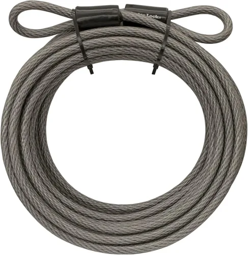 Vista 4 de Acero trenzado Master Lock 85dpf de alta resistencia, 4 pies, 3/8 pulgadas de diámetro., Gris, 85DPF