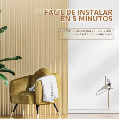 Vista 6 de Delamu Ocultador de cable beige, cubiertas de cable de 85 pulgadas para cables en la pared, ocultadores de cables de un cable, cubiertas de alambre
