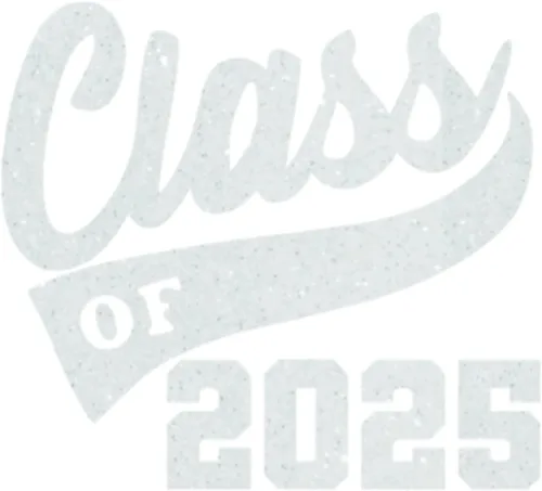 Vista 21 de Adhesivo de graduación para planchar en la clase de 2025, calcomanía para camiseta de secundaria universitaria, parche de graduación HTV