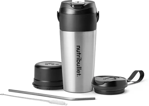 Vista 17 de nutribullet Batidora portátil abatible con vaso aislante, inalámbrico, negro, NBPB50350AK