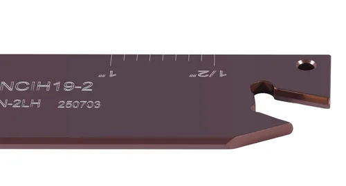Vista 5 de Accusize Industrial Tools para insertos GTN-2, ancho 0.087–0.094 pulgadas, altura 0.75 pulgadas, NCIH19-2 Hoja ajustable de parada positiva