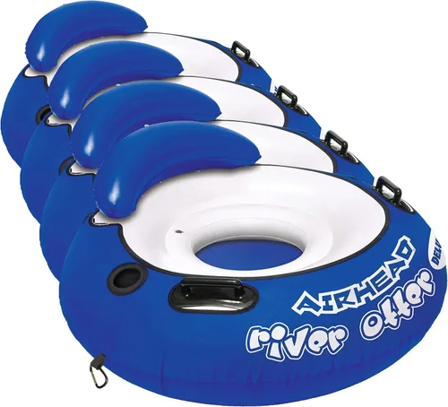 Vista 6 de AIRHEAD Tubo de nutria de río, flotador de lago para 1 persona y tubo de río para flotar, varios colores disponibles