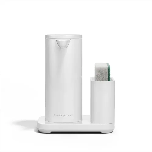 Vista 9 de simplehuman Bomba de sensor recargable automática sin contacto de 9 oz, latón, acero inoxidable