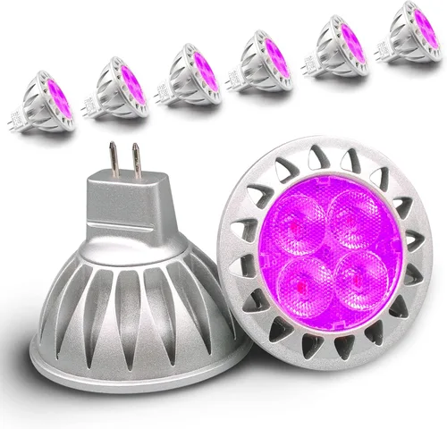 Vista 4 de ALIDE Bombillas LED MR16 de 15 grados, ángulo de haz estrecho de 15°, GU5.3 20 W 35 W equivalente a halógeno, 5 W, 450 lúmenes, 2700 K, blanco