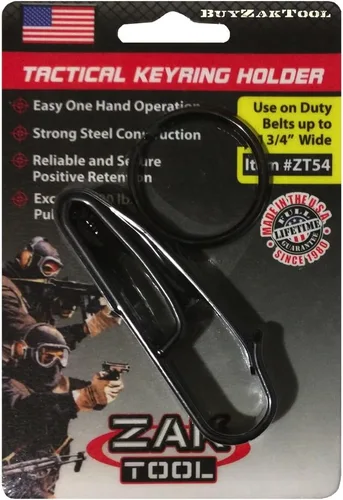 Vista 3 de Gancho en forma de aro para llave, táctico, ZAK 54, de Zak Tool, Negro