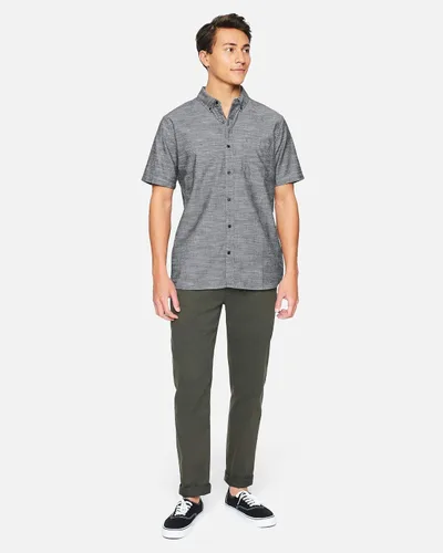 Vista 3 de Hurley One & Only - Camisa de manga corta abotonada para hombre
