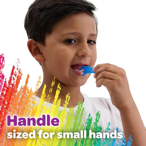 Vista 7 de GUM Crayola Hilos Dentales para Niños con Flúor - Diseñados para Manos Pequeñas - Divertido Sabor a Uva - Palillos de Hilo Dental Fáciles de Usar