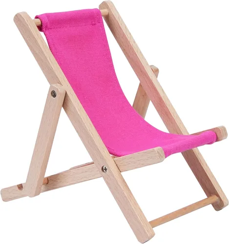 Vista 15 de Soporte plegable de madera para teléfono celular, soporte para Beige