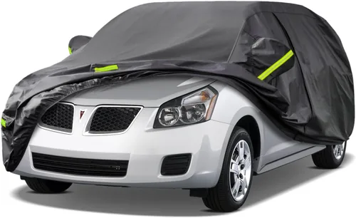 Vista 133 de Kaugung Funda para Coche de Ajuste Personalizado BMW Serie 3 E30 (1982-1994), 7 Capas Resistente al Viento Todo Clima Impermeable Cubierta Exterior
