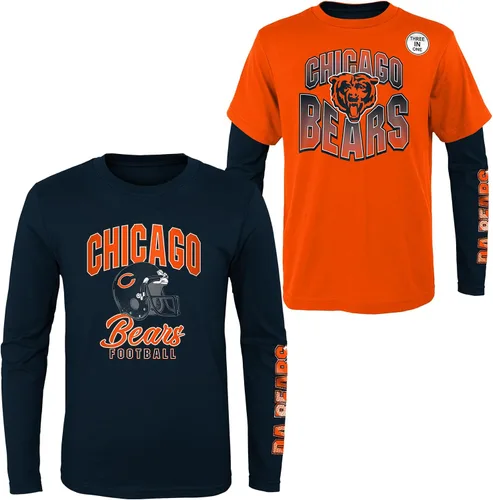 Vista 33 de NFL Conjunto de 3 Camisetas y Camisas de Manga Larga para Niños y Jóvenes 8-20, Colores del Equipo del Día del Juego