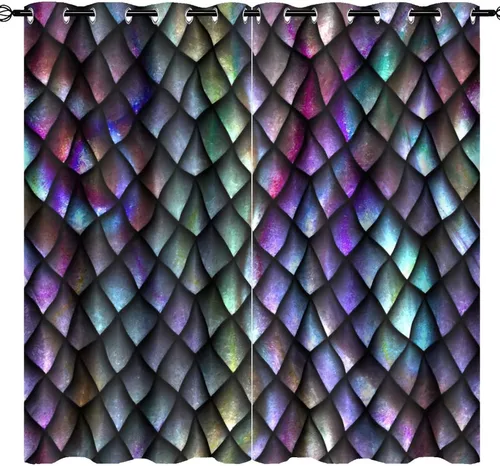 Vista 50 de Cortinas opacas de constelación para sala de estar, arte moderno abstracto, negro, galaxia, blanco, patrón de símbolo de constelación