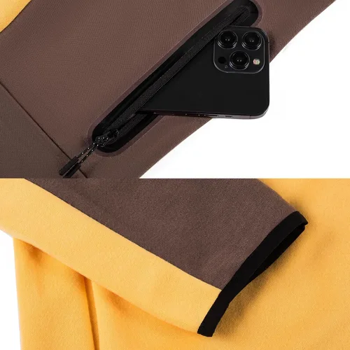 Vista 4 de Men's Tracksuits Sweatsuits For Men Hooded Tracksuit Sweatsuit Long Sleeve Full-Zip Jogging Sweatpants 2 Piece