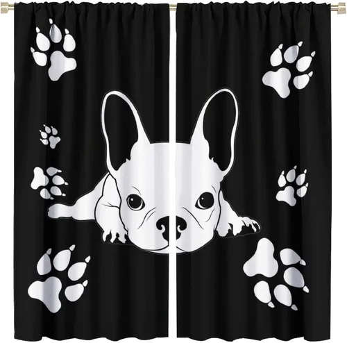 Vista 21 de Cortinas opacas de vaquero americano para sala de estar, atardecer occidental, rústico, vaquero, equitación, cortinas de ventana, aislamiento