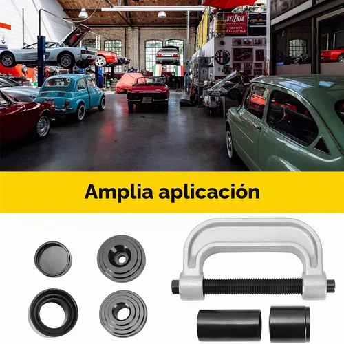 Vista 8 de Prensa de Rótula y Herramientas de Extracción de Juntas en U Herramienta de Servicio de Rótula Resistente con Adaptadores de Tracción en las 4 Azul