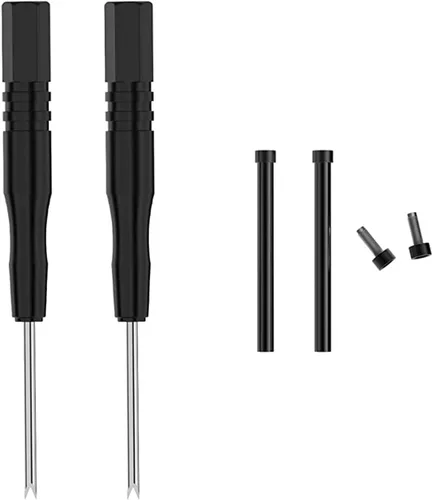 Vista 6 de Compatible con Amazfit T-Rex 2 accesorio de tornillo para reloj inteligente, 2 tornillos de repuesto de acero inoxidable con 2 destornilladores