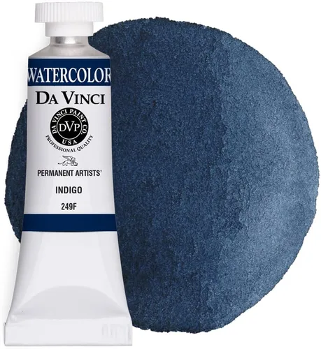 Vista 138 de DA VINCI PAINTS Pintura Acuarela Profesional para Artistas, Azul Cobalto, 15mL
