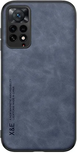 Vista 8 de Kepuch Silklike Funda para Redmi Note 11 Pro/Note 11E Pro 5G - Cubierta Parachoques Placa de Metal Incorporada para Redmi Note 11 Pro/Note 11E Pro