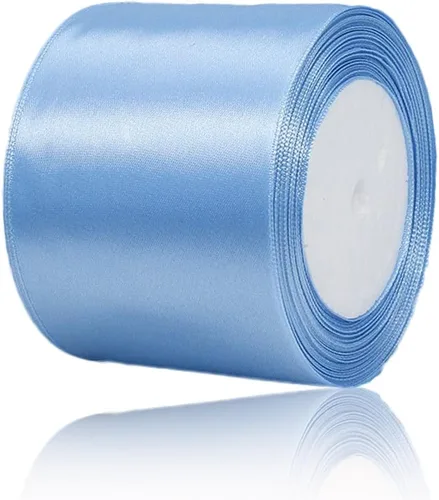 Vista 173 de Cinta de Satén Beige de Color Sólido, 1-1/2 Pulgadas x 25 Yardas, Cinta de Satén de Tela para Envolver Regalos, Manualidades, Hacer Lazos