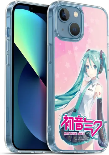 Vista 213 de Head Case Designs Licencia Oficial Hatsune Miku Gráficos Lindos Carcasa de Gel [Protección de Grado Militar] Compatible con Apple iPhone 7