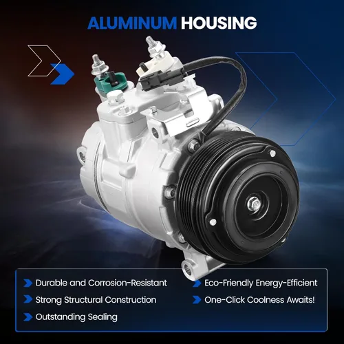 Vista 3 de 198355 Compresor de aire acondicionado A/C con embrague compatible con Ford Edge 2012-2015, compatible con Ford Explorer 2012, L4 2.0L GAS