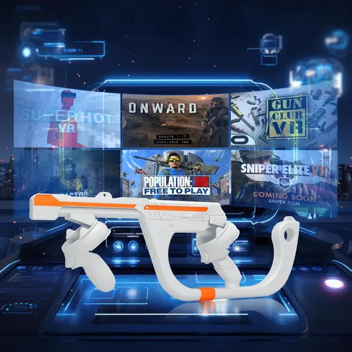 Vista 2 de Magnetic Stock for Oculus Quest 2 Controller Handle Accessories Improves Stability Better Gaming in FPS