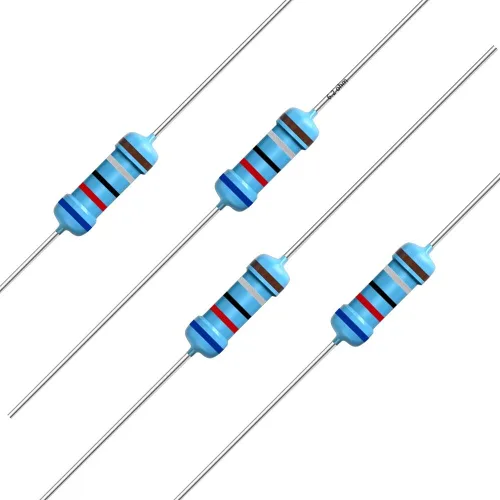 Vista 124 de California JOS - 100 resistencias de 0.24 ohm 1/2 W (0.5 vatios) ±1% tolerancia de película metálica, resistencia fija múltiple de valores