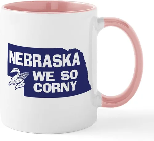 Vista 16 de CafePress I Love Nebraska Taza de café de cerámica de 11 oz (11.0 fl oz)