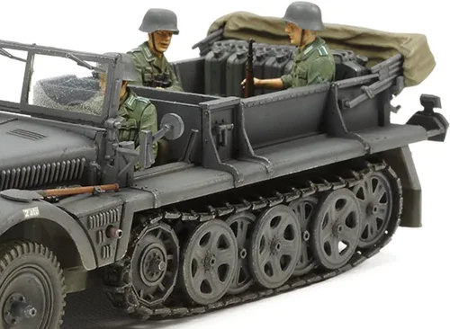 Vista 7 de Tamiya Modelos Alemanes 1 Ton Half-Track SD.KFZ.10 Kit