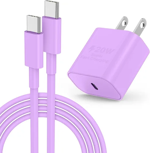 Vista 9 de Cargador rápido para iPhone 17 16 15 y cable tipo C a C de 10 pies de largo, bloque de carga USB C para Apple iPhone 17 Pro Max/17 Air/16 Pro/15