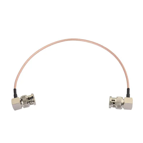 Vista 8 de Superbat HD-SDI 3G SDI Cable 1ft 75 Ohm RG179 BNC Cable de vídeo en ángulo recto Thin Short Low loss Flexible SDI Cable for HD-SDI/3G-SDI/4K/6K