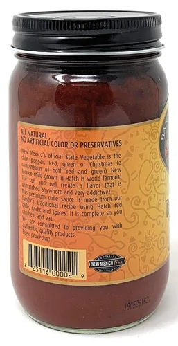 Vista 3 de SANTA FE SEASONS Salsa de chile roja mediana, 16 oz