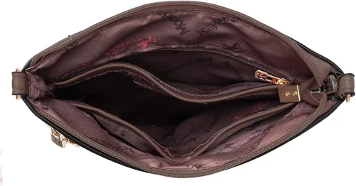Vista 3 de Montana West Bolsos cruzados para mujer con múltiples bolsillos y correa ajustable