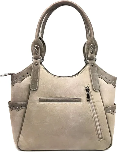 Vista 3 de Zelris Western Mustang - Bolso de mano con bordado de caballo turquesa