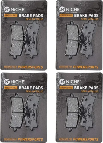 Vista 7 de NICHE Juego Pastillas de Freno para Suzuki GSXR600 GSXR750 Hayabusa Kawasaki Ninja ZX10R Ducati 1098 Delanteras Semimetálicas