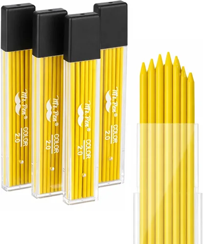 Vista 17 de Mr. Pen - Recambios de plomo de 0.020 in para lápices mecánicos, 600 piezas (150 por tubo) Negro, plomo de grafito 2B, repuestos de lápiz mecánico